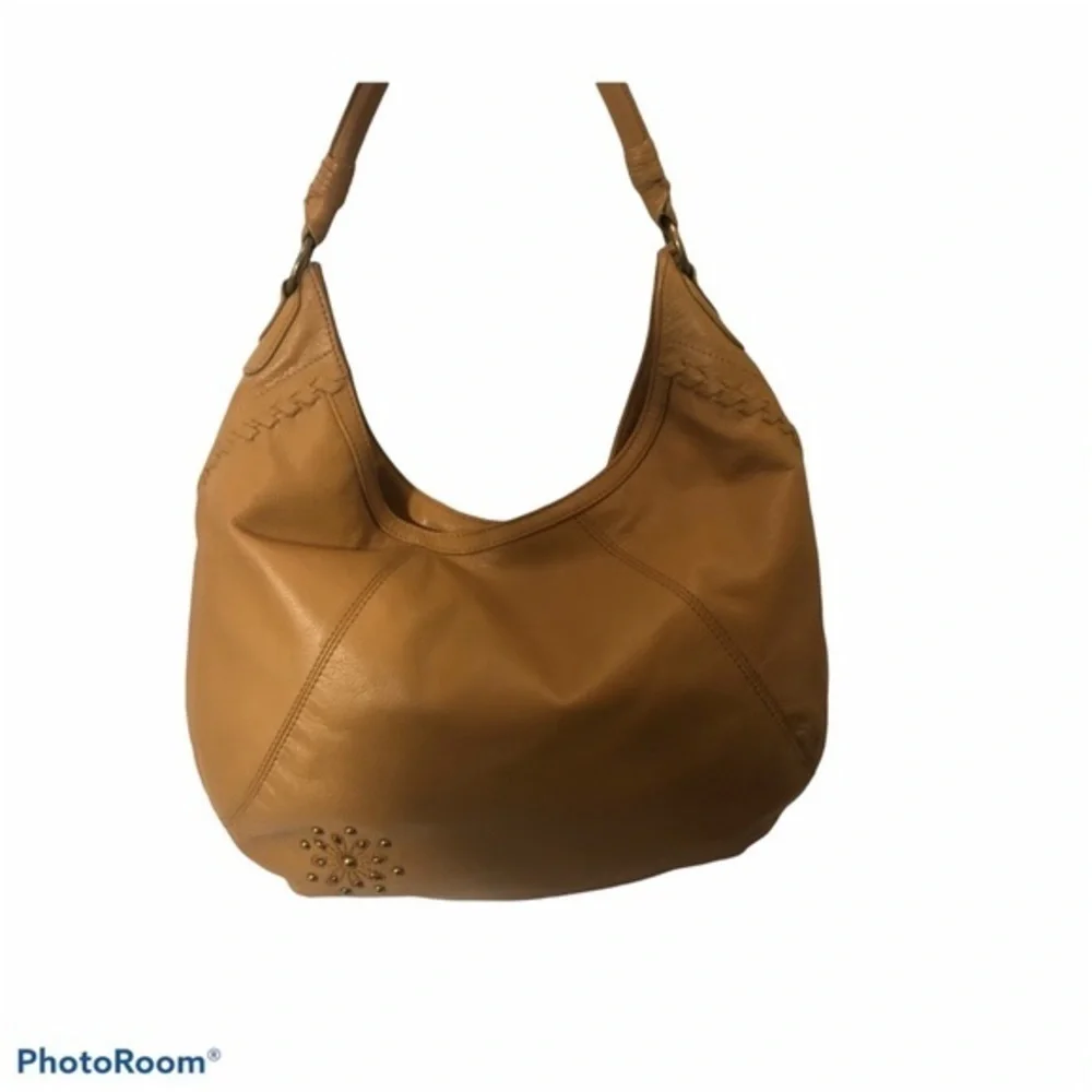 Fiore by Isabella Fiore brown leather hobo bag